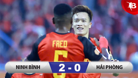 Kết quả Ninh Bình 2-1 Hải Phòng: Soán ngôi của Hà Nội FC